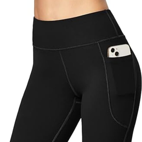 Heathyoga Women's Yoga Pants with Pockets for Women Bootcut Wide Leg Pants - Picture 1 of 8